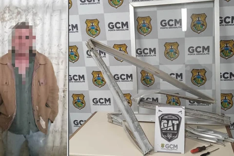 GCM prende suspeito de furto em cemitério de Ponta Grossa