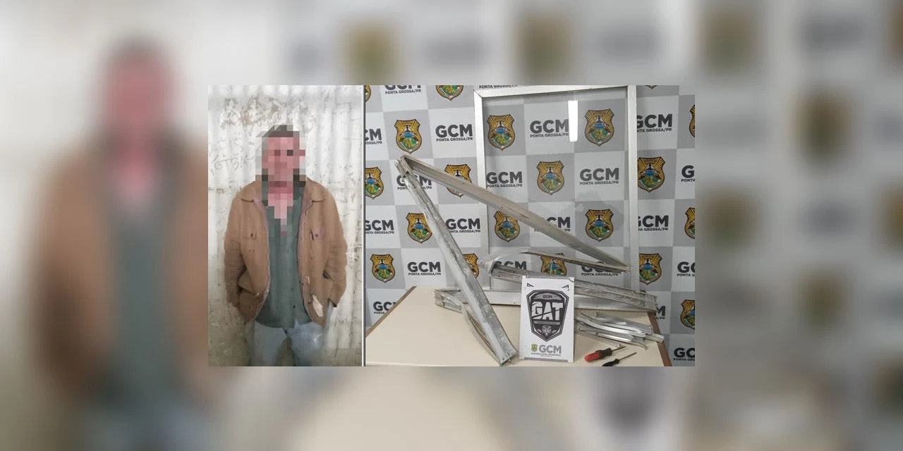 GCM prende suspeito de furto em cemitério de Ponta Grossa