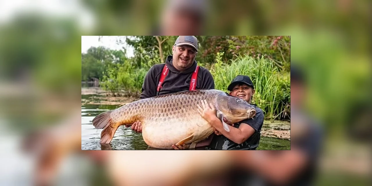 Menino pesca 'peixe gigante' de 40 quilos; veja!