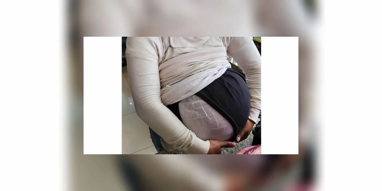 Falsa grávida paraguaia é presa com seis quilos de sementes de maconha, na BR-277