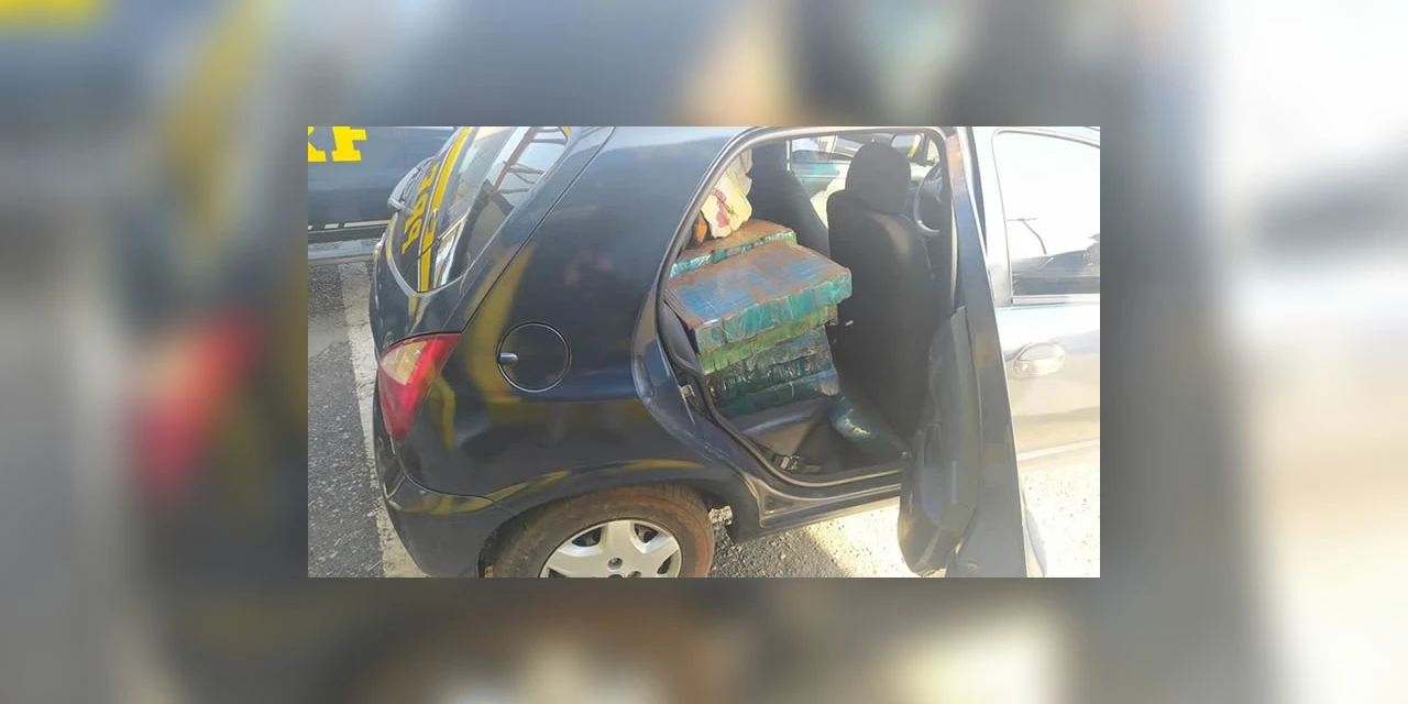 PRF apreende mais de 200 Kg de maconha na BR 277 em São Luiz do Purunã