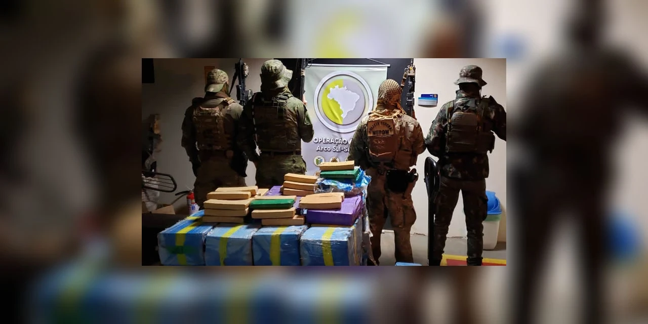 Operações policiais apreendem grandes quantidades de drogas em Guaíra e Paranaguá