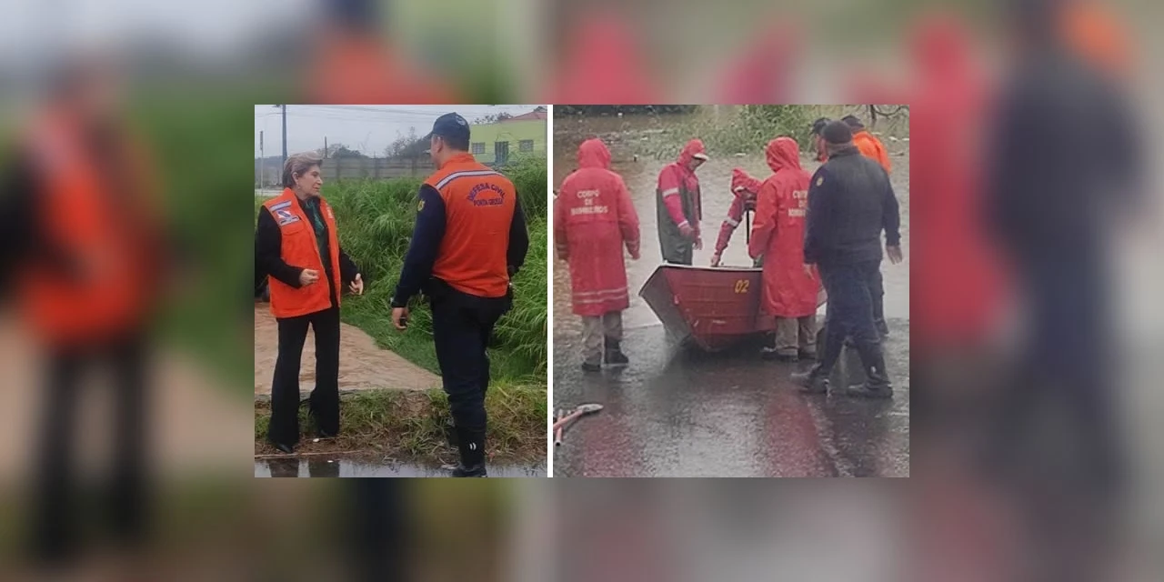    Prefeita visita áreas afetadas pelas chuvas em Ponta Grossa