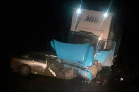 Motorista morre em colisão frontal entre caminhão e automóvel, em Rebouças