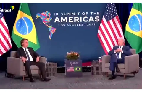 Presidente Jair Bolsonaro esteve reunido com o presidente dos EUA, Joe Biden