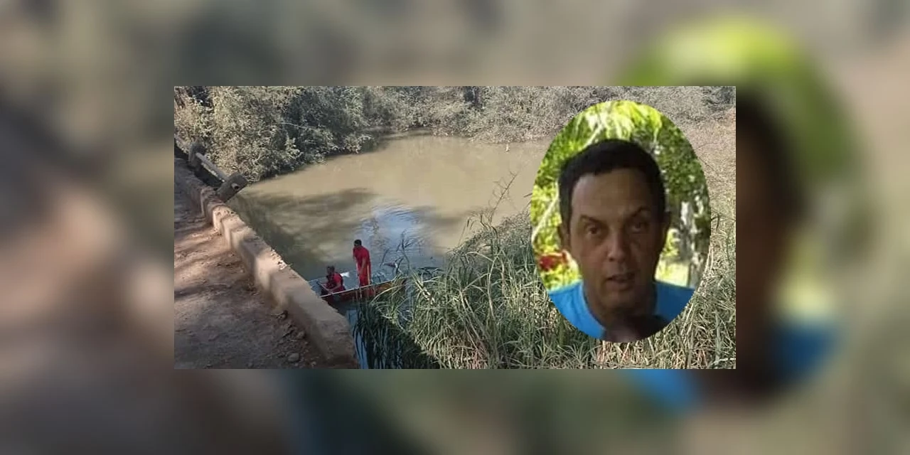 Homem morre após motocicleta cair de ponte  em rio de Ipiranga