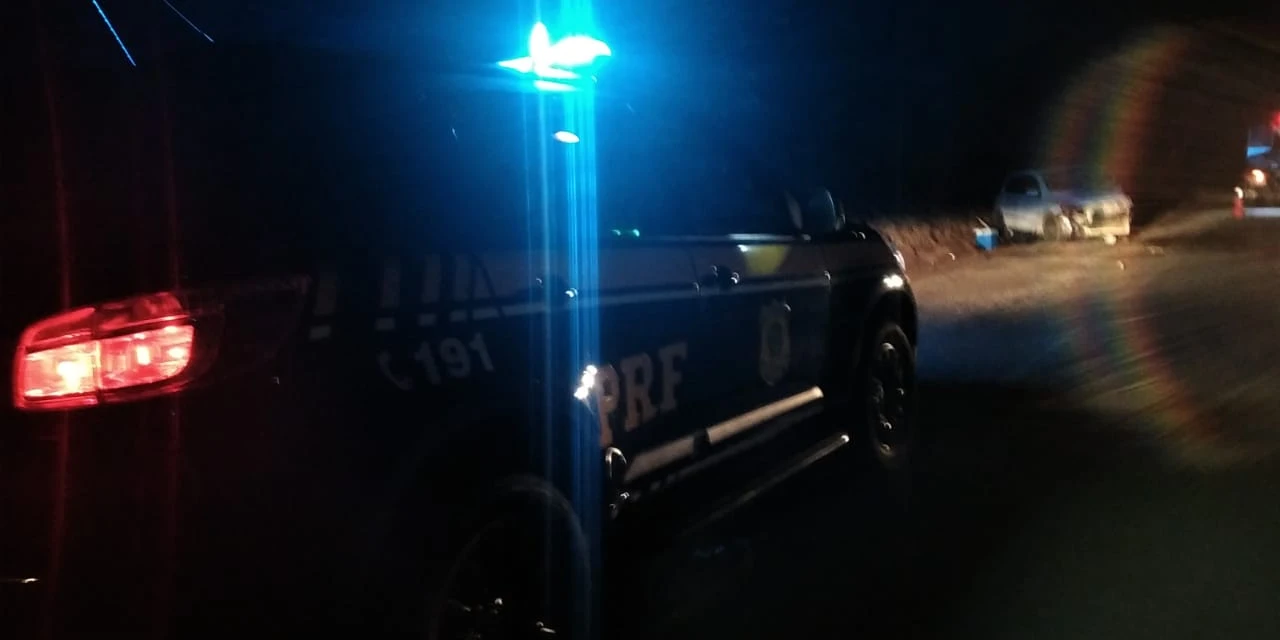 Acidente na BR-153, em Tibagi deixa duas pessoas gravemente feridas