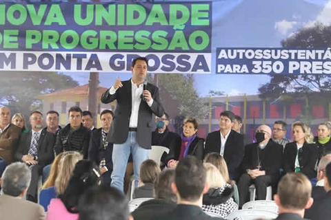 Governador inaugura nova Unidade de Progressão para ressocialização em Ponta Grossa