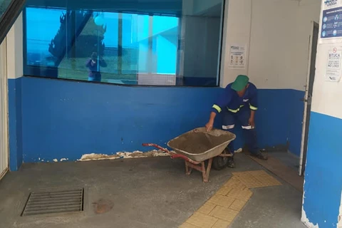 Prefeitura realiza reparos no Ginásio da Pessoa com Deficiência