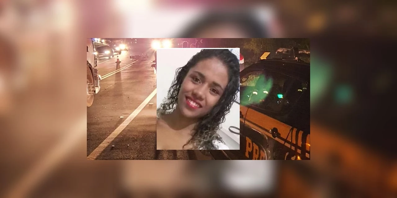 Professora morre em grave acidente entre caminhão e moto na BR-376 em Ortigueira