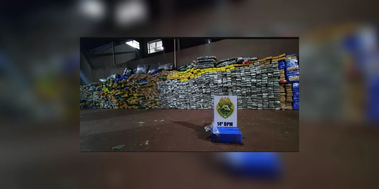 Policia apreende mais de uma tonelada de maconha em Foz do Iguaçu