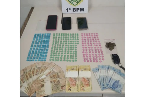 Polícia Militar apreende comprimidos de ecstasy em Ponta Grossa