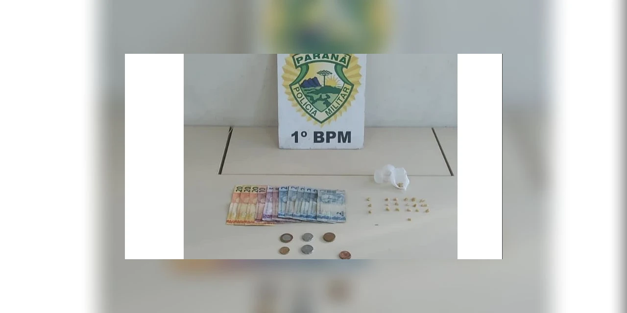 Dupla é presa suspeita de trafico no centro de PG