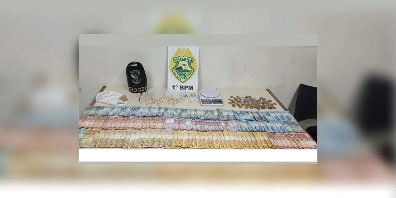Choque apreende crack, maconha e fecha ponto do trafico em Oficinas