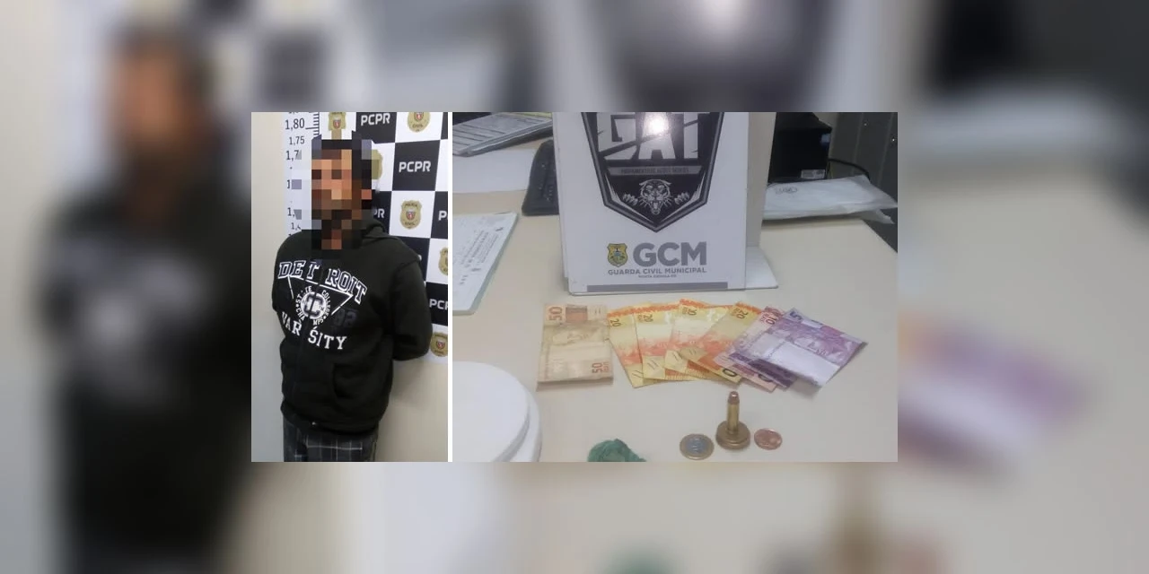 Suspeitos de trafico no "Ponto Azul" são apreendidos pela GCM, em PG