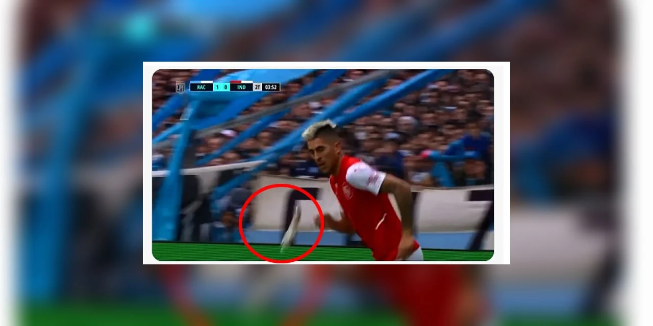 Atacante Leandro Fernández leva “Peixada” no rosto durante partida de futebol; assista!