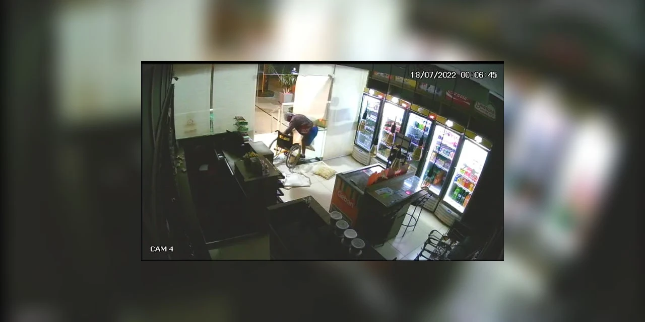 Cadeirante é preso após furtar posto de combustíveis em Alto Paraná