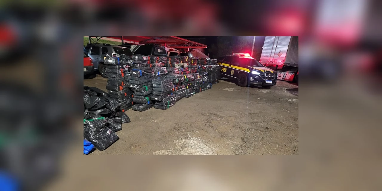 PRF apreende quase 4 toneladas de maconha em Cornélio Procópio (PR)