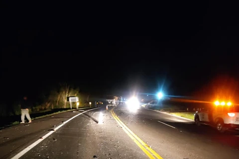Colisão entre caminhão e automóvel em Irati deixa uma vitima fatal