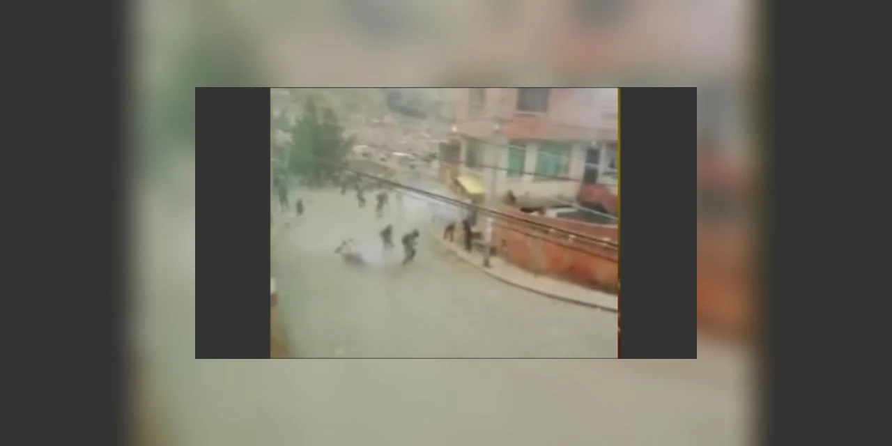 Assista: Granada explode na mão de traficante durante confronto com a policia