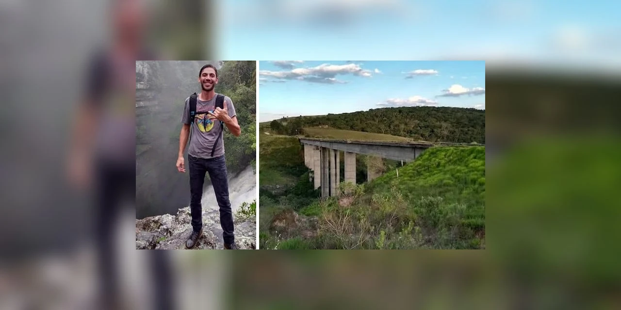 Ciclista cai de ponte e morre em Ponta Grossa