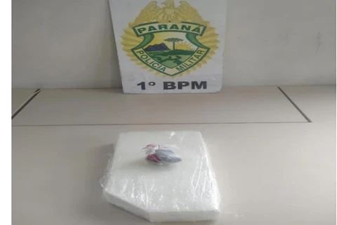 Homem foi preso após ser flagrado com drogas na Nova Rússia, em PG