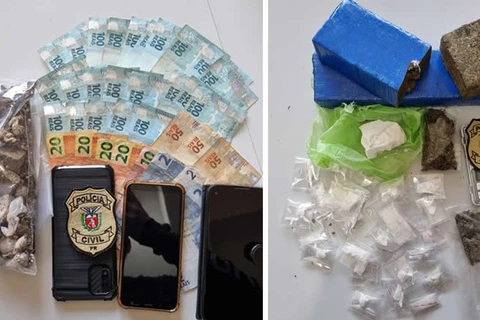 Operação da Policia Civil termina com a prisão de dois suspeitos de trafico na região