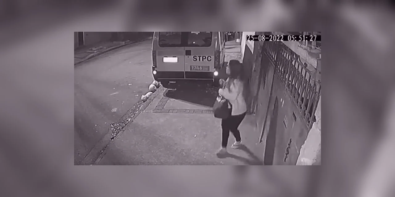 Vídeo: Mulher se esconde embaixo de van e engana assaltantes