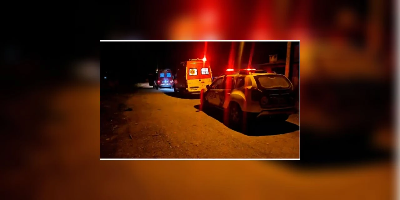 Homem é executado a tiros na frente da família em PG