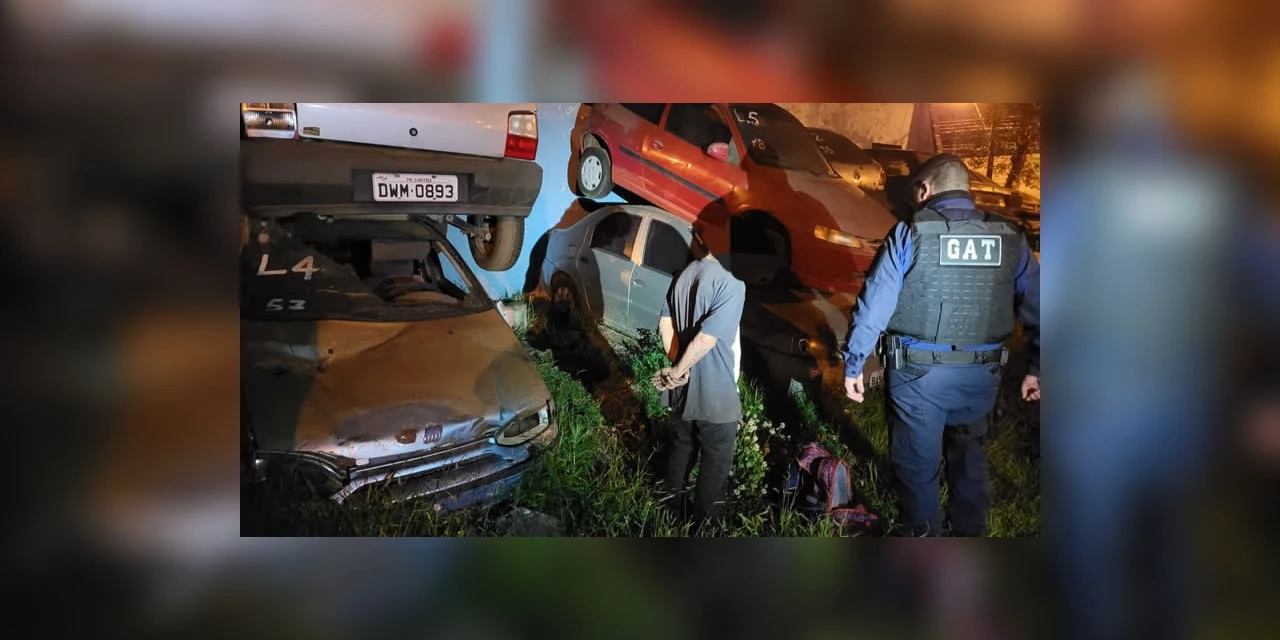 Homem é preso tentando furtar veiculo do pátio municipal em PG