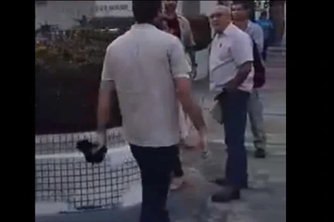 Assessor de Lula e deputado partem para cima de idoso que chamava o petista de ‘ladrão’