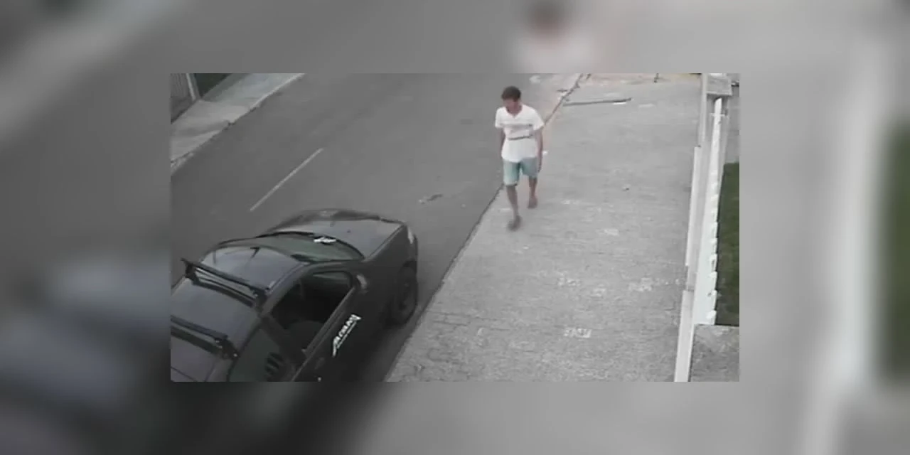 Assista: Câmera de segurança flagra furto de veiculo em Imbituva