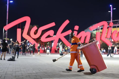 Mais de cem toneladas de lixo são recolhidas no Rock In Rio