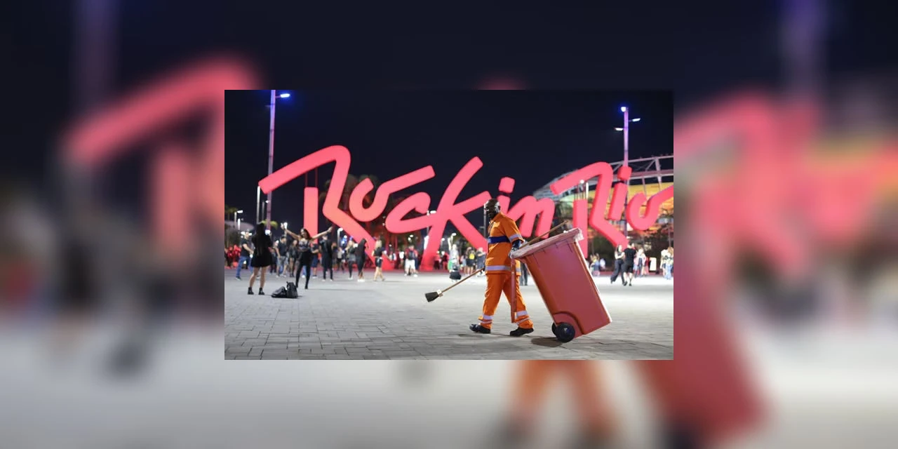 Mais de cem toneladas de lixo são recolhidas no Rock In Rio