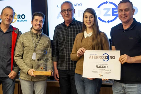 Madero é primeira indústria de PG a receber certificação ‘Aterro Zero’