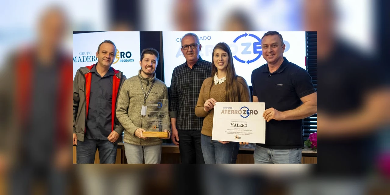 Madero é primeira indústria de PG a receber certificação ‘Aterro Zero’