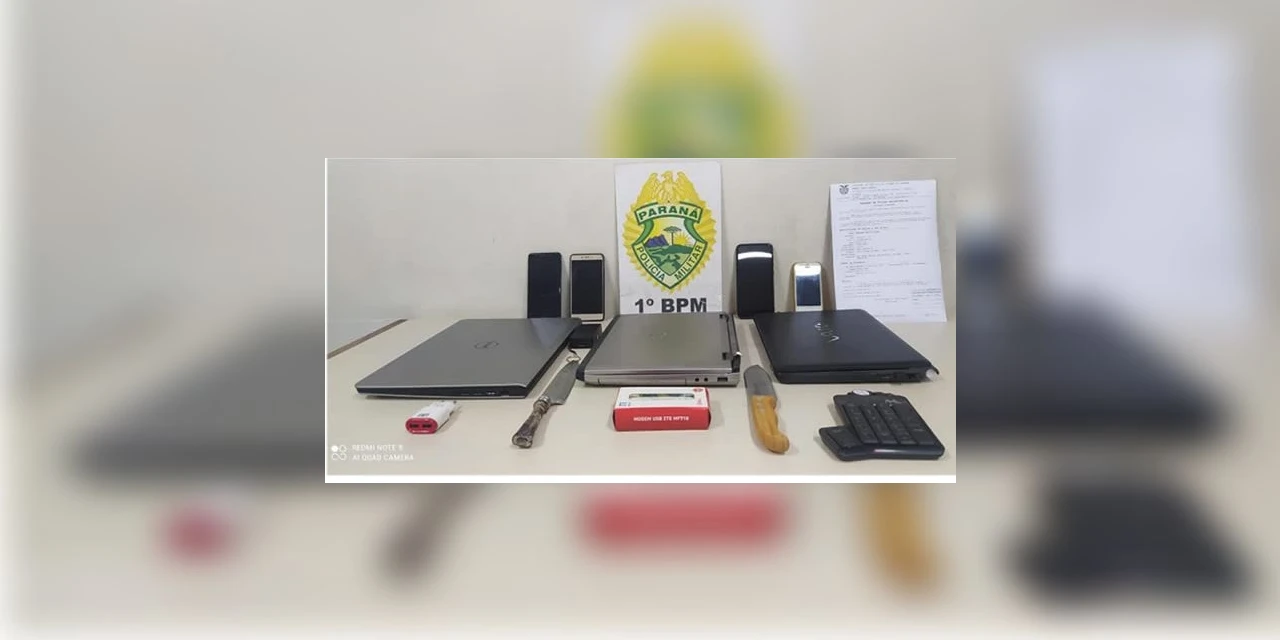 Rapaz é detido após ser flagrado furtando comércio em Ponta Grossa