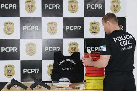 Policia Civil apreende grande quantidade de drogas em Castro