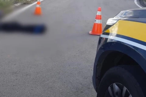 Idosa morre atropelada na BR-277, em Prudentópolis