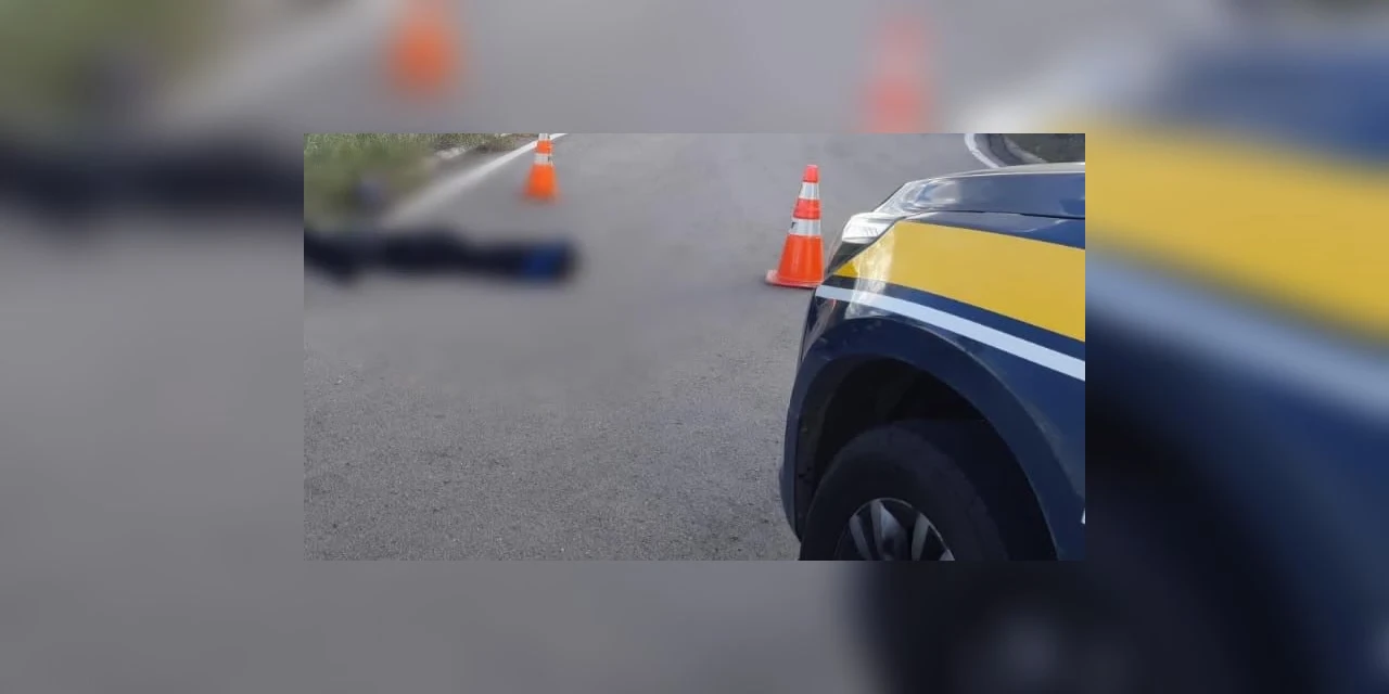 Idosa morre atropelada na BR-277, em Prudentópolis