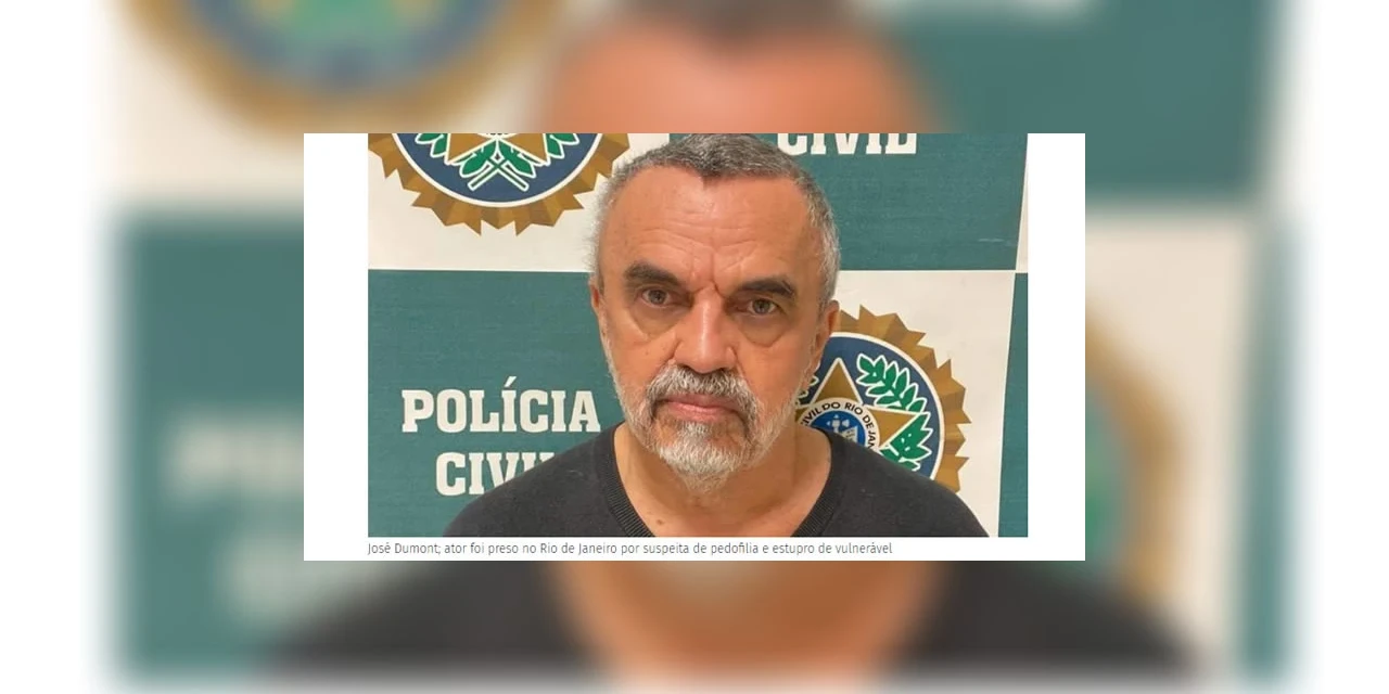 Ator da Globo é preso em flagrante por estupro e pornografia infantil