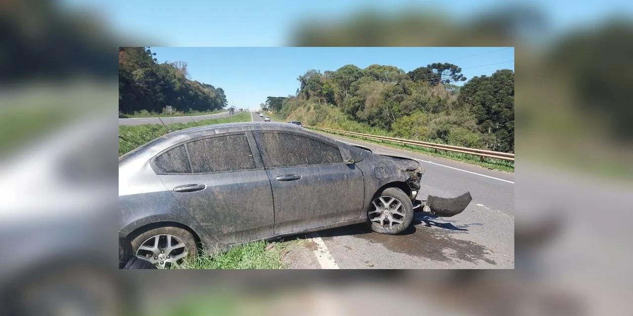 Candidata a deputada estadual Faynara Merege sofre acidente na PR 151, em Castro
