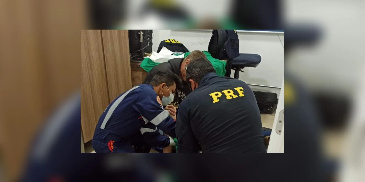 Bebê nasce em Unidade Operacional da Policia Rodoviaria Federal