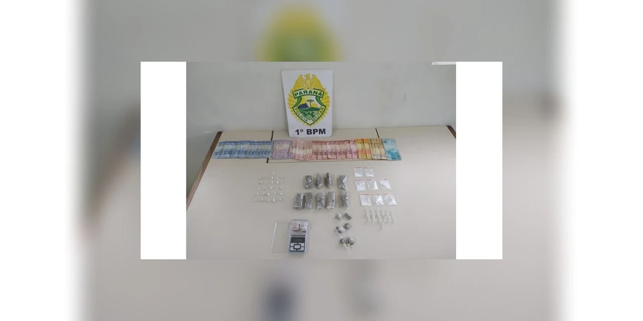 Duas pessoas são apreendidas suspeitas de tráfico de drogas em PG