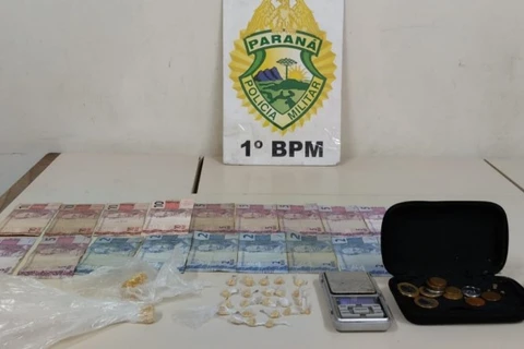 Choque fecha “Boca de Fumo” e prende suspeito de trafico em PG