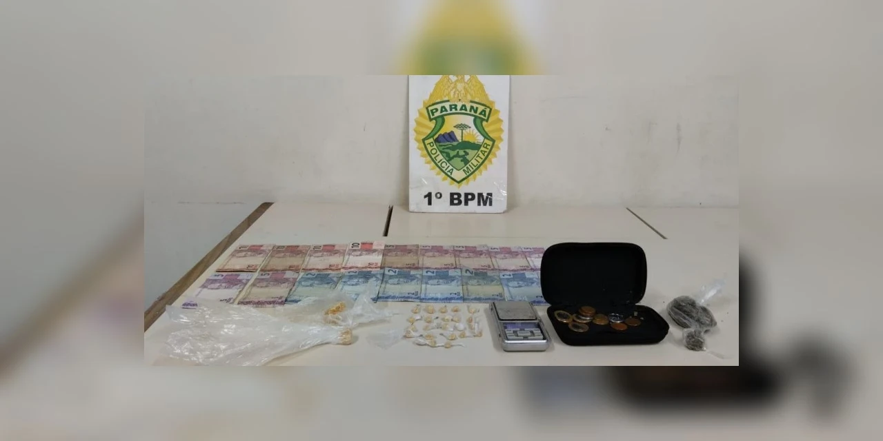 Choque fecha “Boca de Fumo” e prende suspeito de trafico em PG