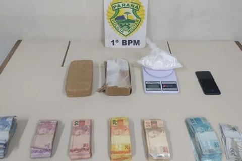Policia apreende mais de 2Kg de drogas e prende suspeito de trafico em PG