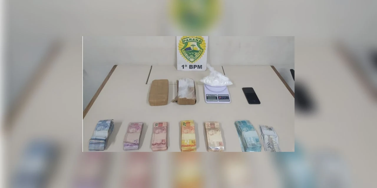 Policia apreende mais de 2Kg de drogas e prende suspeito de trafico em PG
