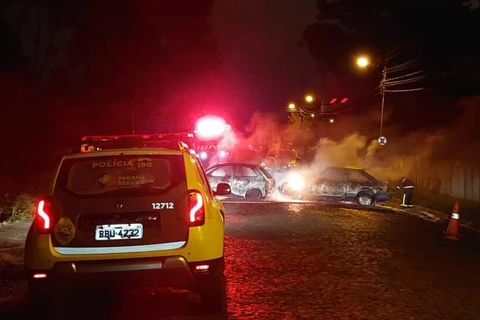 Veja como foi o simulado da PM contra crimes violentos em Ponta Grossa