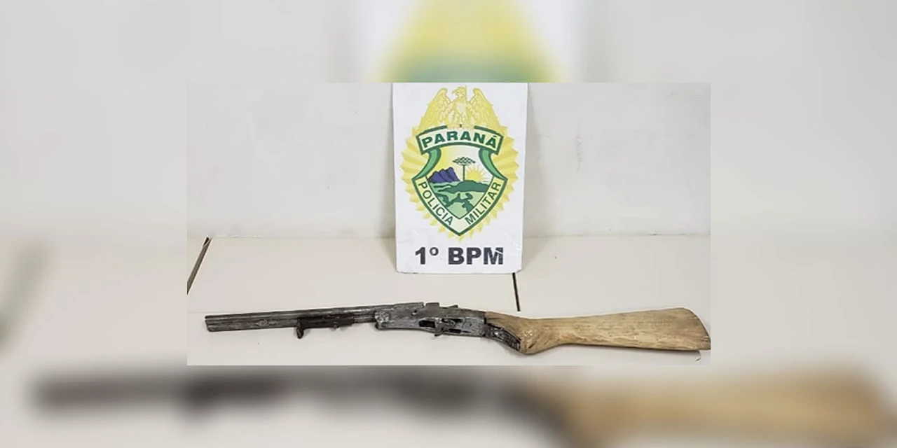 Homem é preso após agredir e ameaçar a esposa com arma de fogo em PG